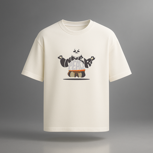 Kung Fu Panda Unisex Oversized Classic T-Shirt