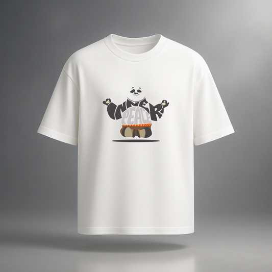Kung Fu Panda Unisex Oversized Classic T-Shirt